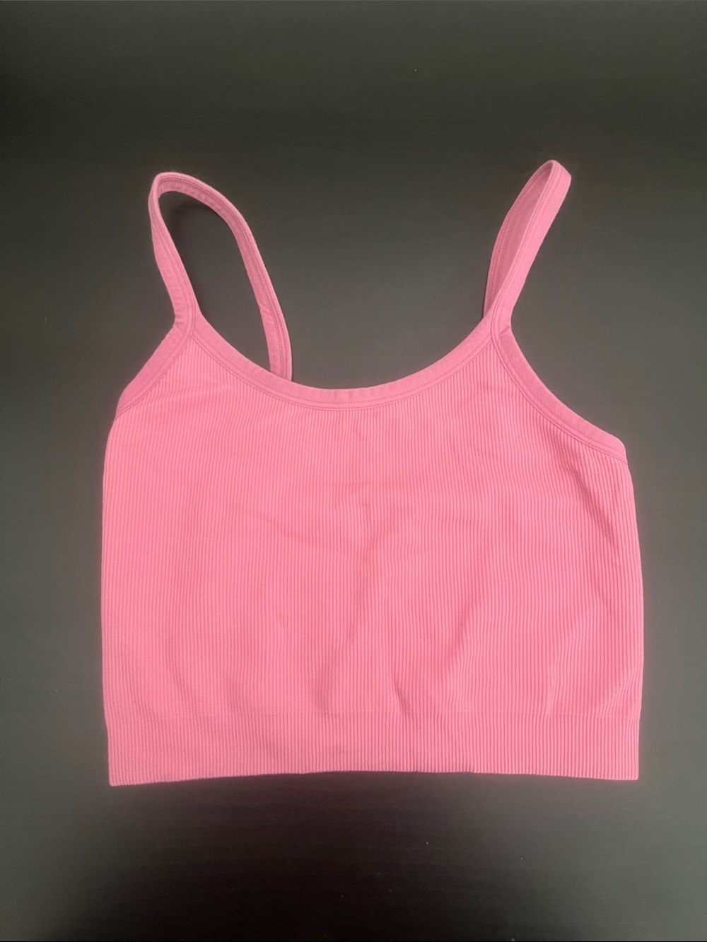 SET Active Pink Ribbed Seamless Bralette Tank